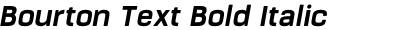 Bourton Text Bold Italic
